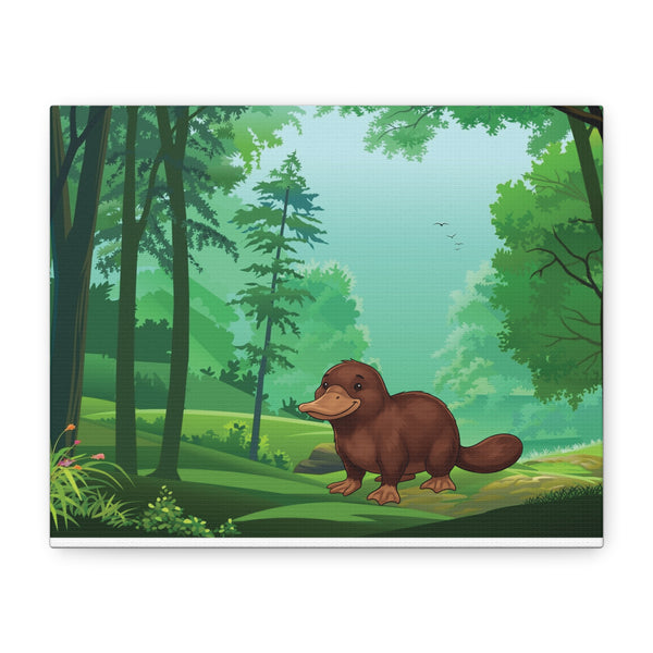 Simon Canvas Print — Cute Wildlife Wall Art