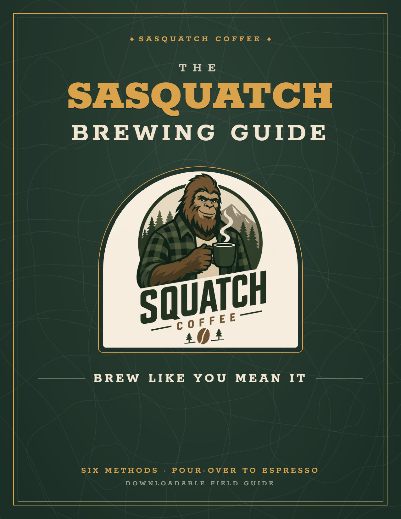 The Sasquatch Brewing Guide front cover