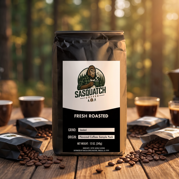 Cabin Comforts Sampler · Flavored — Sasquatch Coffee