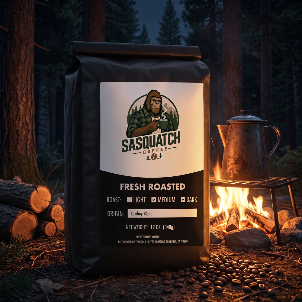 Campfire Blend · Dark & Medium Roast — Sasquatch Coffee