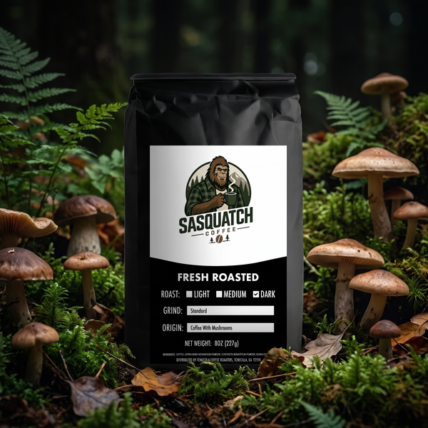 Forest Floor · Mushroom Coffee Dark Roast — Sasquatch Coffee