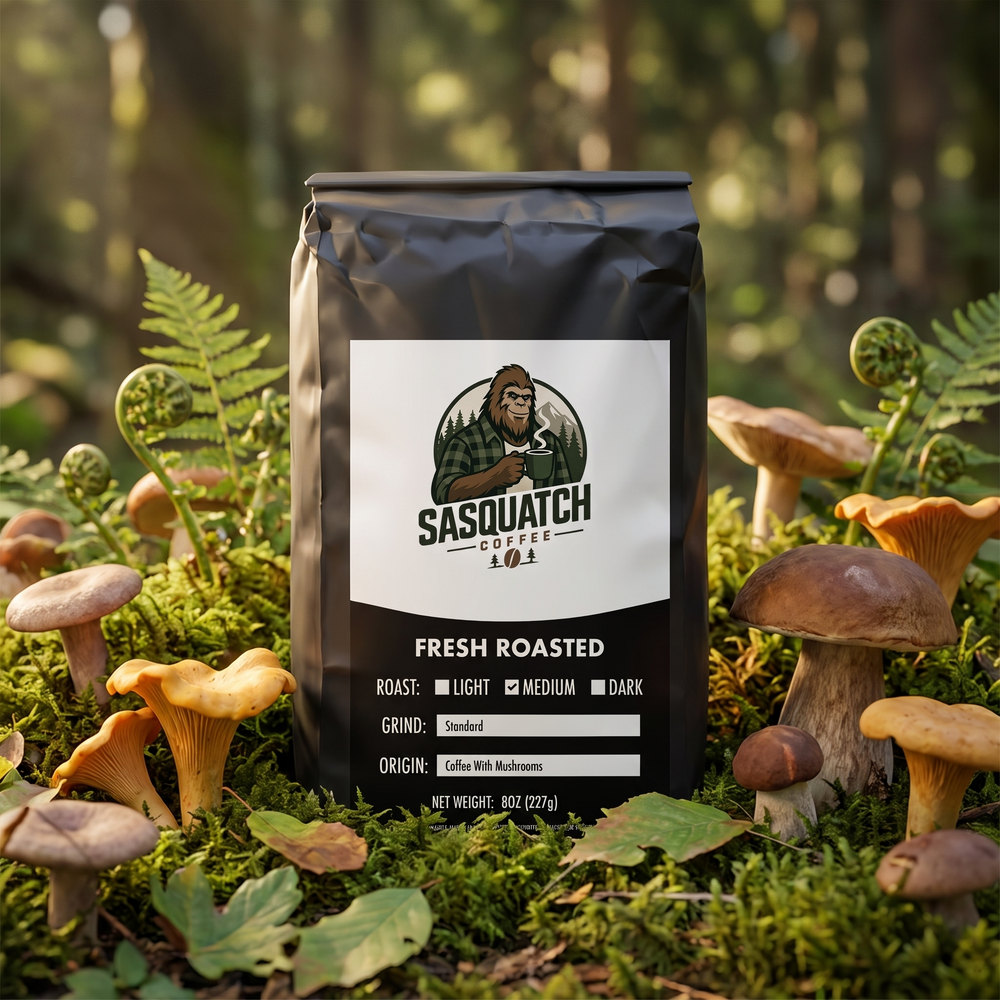 Forest Floor · Mushroom Coffee Medium Roast — Sasquatch Coffee