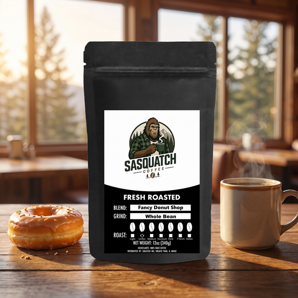 Quiet Pines · Donut Shop Blend — Sasquatch Coffee