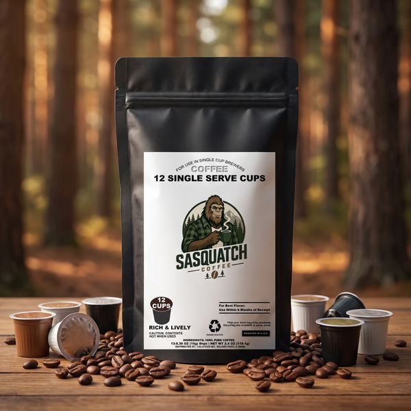 Trailhead Pods · Original Roast 12-Pack — Sasquatch Coffee