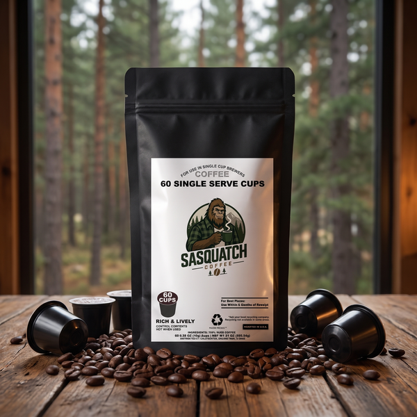Trailhead Pods · Original Roast 60-Pack — Sasquatch Coffee