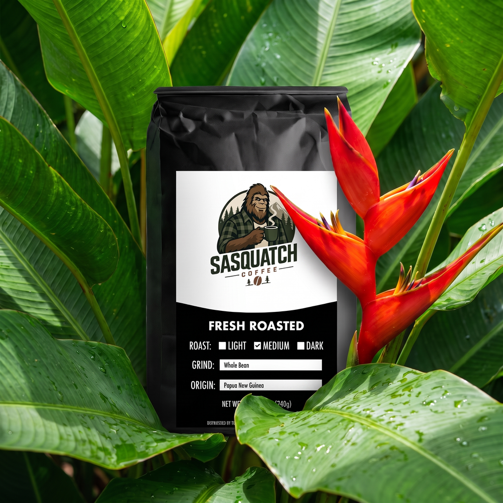 Papua New Guinea · Chimbu Highlands — Sasquatch Coffee single-origin