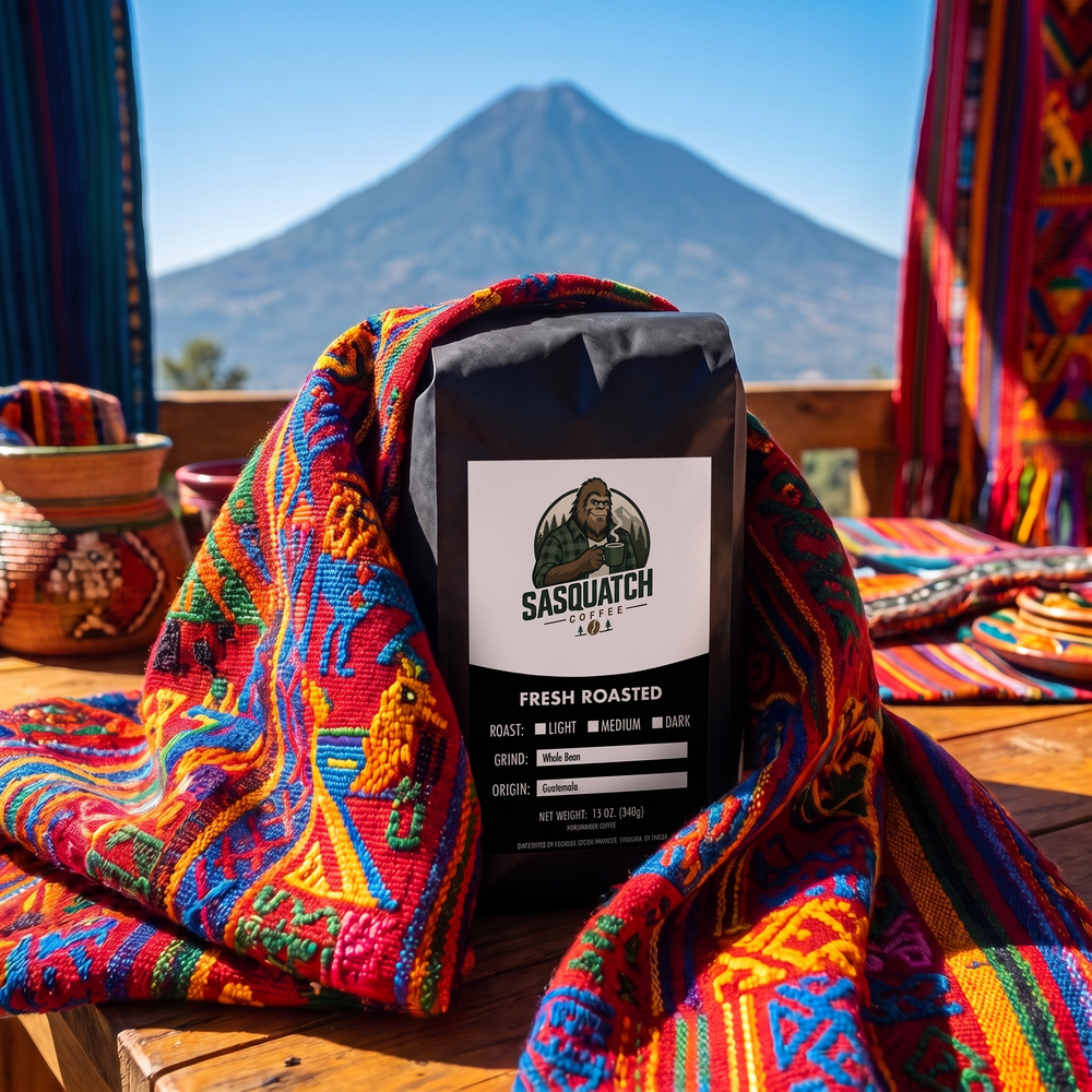Guatemala · Volcán Antigua — Sasquatch Coffee single-origin