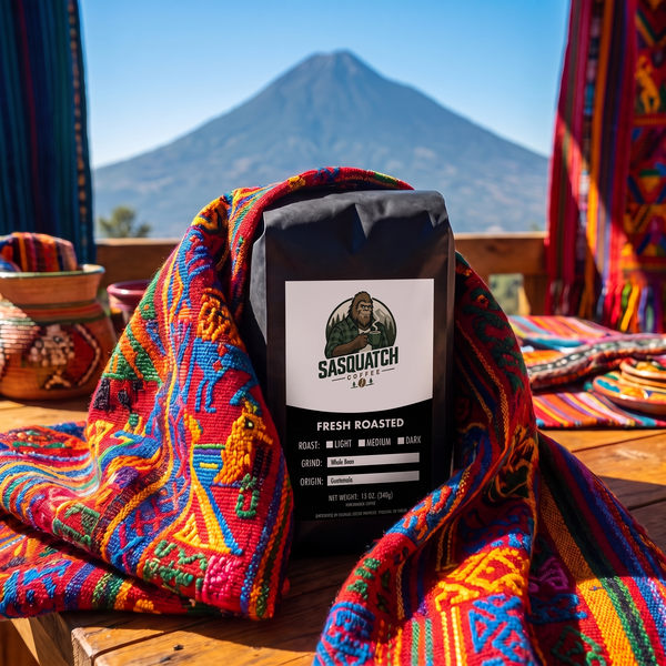 Guatemala · Volcán Antigua — Sasquatch Coffee single-origin