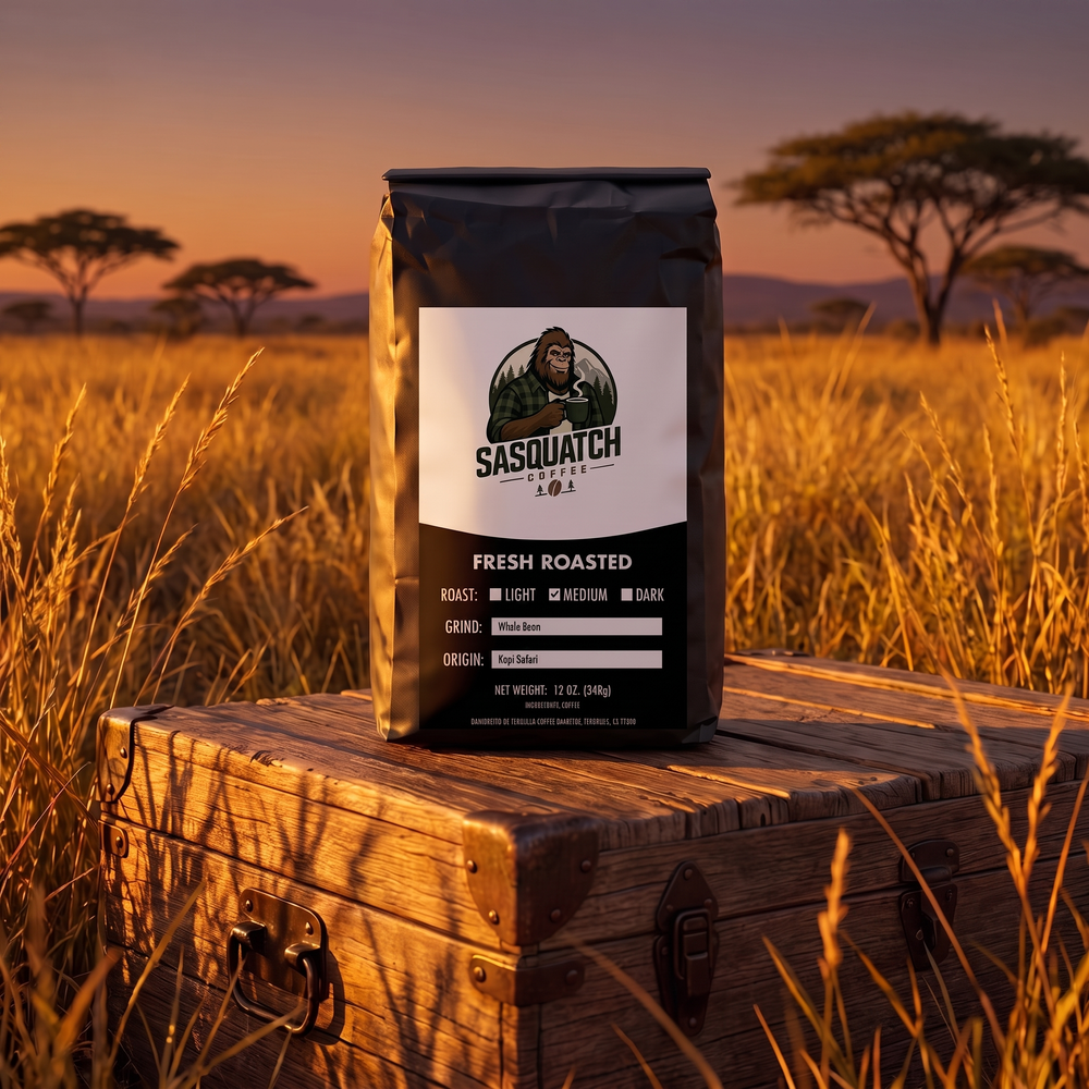 Kopi Safari · Post-Roast Blend — Sasquatch Coffee single-origin