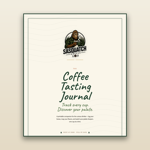 Coffee Tasting Journal by Sasquatch Coffee — cover